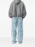 Alexander Wang Star zip up hoodie in dense fleece jacket