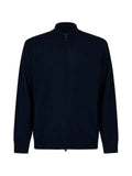 Canali zip-up high-neck cardigan