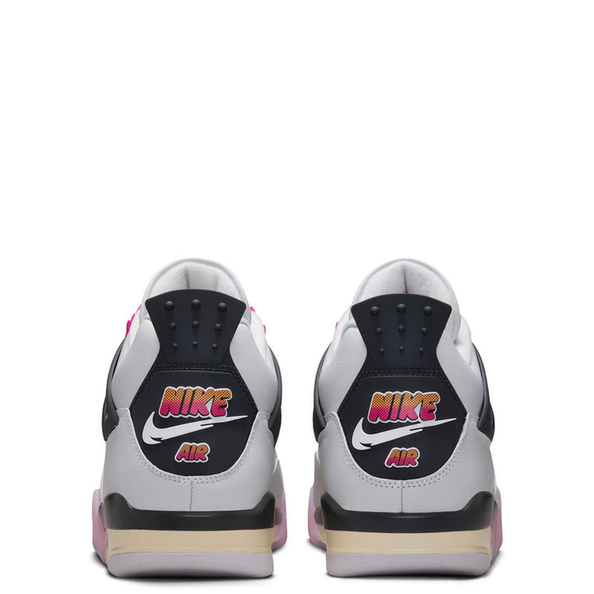 AIR JORDAN 4 RETRO  100OFF WHITEFIRE PINK-ANTHRACITE