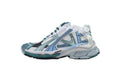 Balenciaga Runner Sneaker Worn-Out - White Green Blue 772767 W3RMU 9034